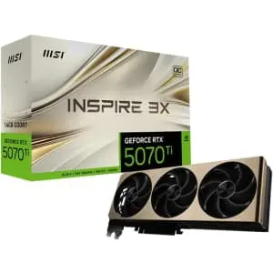 MSI Gaming RTX 5070 TI 16GB Inspire 3X OC Graphics Card