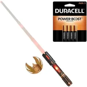 Star Wars Lightsaber with Duracell Batteries