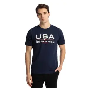U.S. Polo Assn. Men's 100% Cotton Graphic T-Shirt