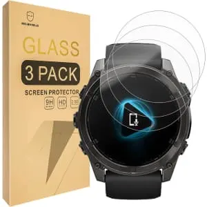 Mr.Shield 3-Pack Tempered Glass for Garmin Fenix 8