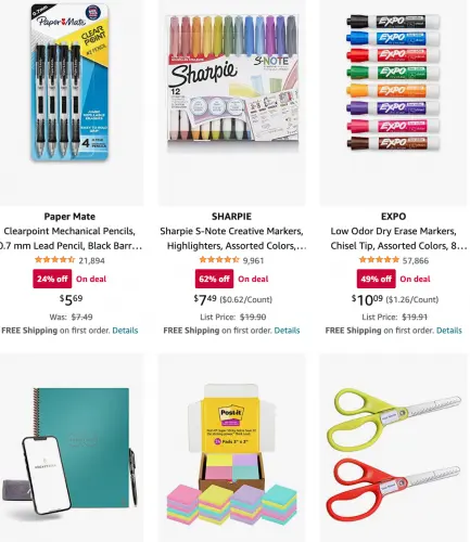 Amazon精选文具,办公用品低至3折！