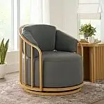 Better Homes & Gardens Lillian Swivel Birdcage Accent Chair