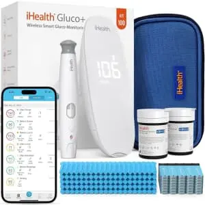 iHealth Gluco+ Wireless Blood Glucose Monitor Kit
