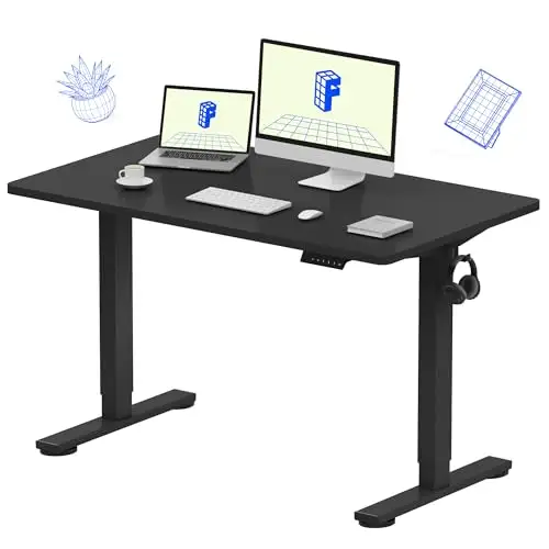 FLEXISPOT EN1 一体式高度可调节 办公桌48 x 24 英寸