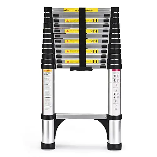 Soctone 铝合金伸缩梯 12.5英尺