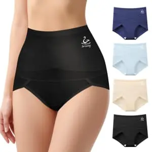 Women's High-Waisted Tummy Control Underwear 4-Pack