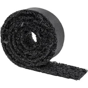 Heelos 120" x 4.5" Rubber Mulch