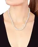 EFFY White Cultured Freshwater Pearl (7 mm) 18" Statement Necklace