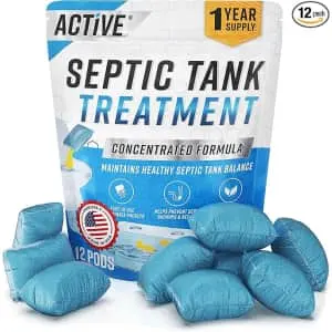 Active Septic Tank System Treatment Pods 12-Pack