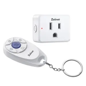 Zoiinet Mini 3-Gang Remote Control Outlet Plug Switch