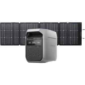 Ecoflow Delta 3 Plus Solar Generator with 220W Panel