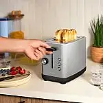 bella PRO 2-Slice Extra Wide Slot Toaster (Stainless Steel)