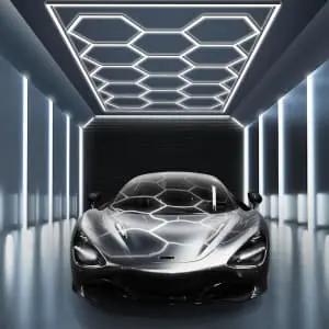 Hexagon 720W LED 14-Piece Garage Light