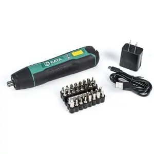 SATA 32-Piece 3.6V 1/4" Cordless Screwdriver Kit
