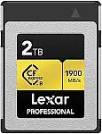 Lexar 2TB Professional GOLD CFexpress 4.0 Type B Memory Card