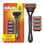 2 Gillette Fusion5 Razor Handles + 18 Gillette Fusion5 Cartridges + $24 Walgreens Cash
