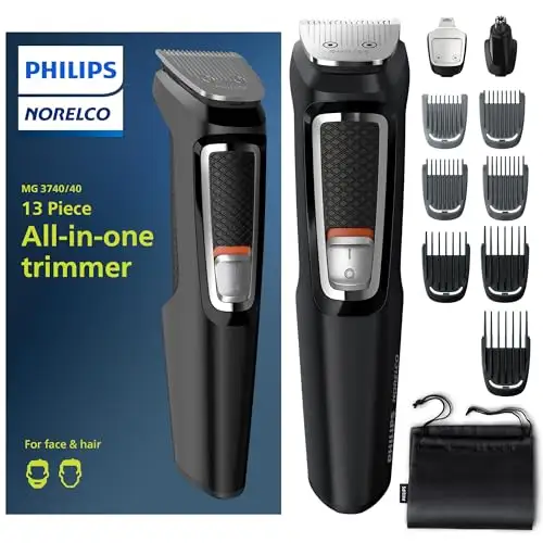 Philips Norelco 37400系列 电动剃须、理发、造型修剪器 13件套