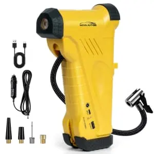Nova Auto 12V 150PSI Handheld Tire Inflator / Portable Air Compressor
