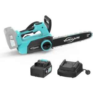 Yardcare 12" Cordless Electric Chainsaw w/ Battery & Charger