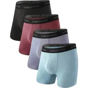 Bamboo Cool Men's Ultra Breathable Boxer Brief 4-Pack