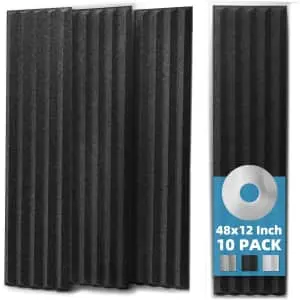 Art3d 10-Pack Peel and Stick Acoustic Panels