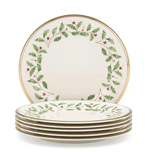 Lenox 节日沙拉盘套装 6个