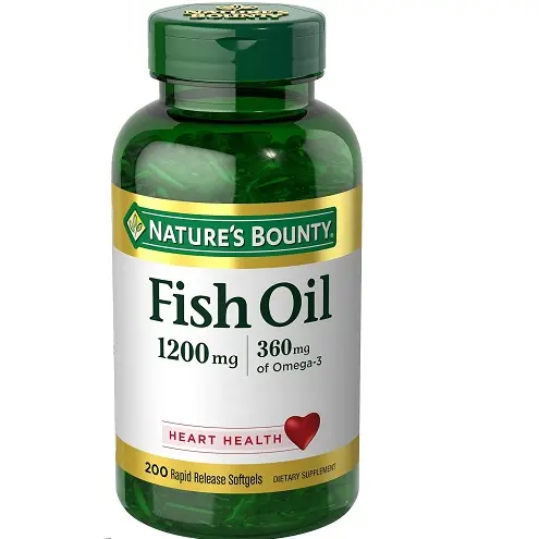 Nature’s Bounty Fish Oil, 1200mg, 360mcg of Omega-3, 200 Rapid Release Softgels ,only $8.51, free shipping