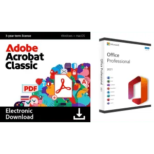 Adobe Acrobat Classic & Microsoft Office Professional Bundle