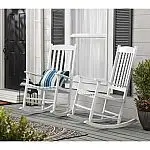 2-Count Mainstays Outdoor Wood Porch Rocking Chair