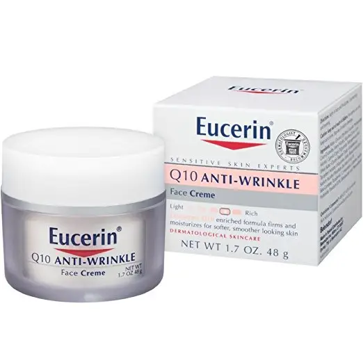 Eucerin优色林辅酶Q10舒缓紧肤抗皱保湿霜，1.7 oz，原价$12.49，现点击coupon后仅售$9.28 ，免运费。
