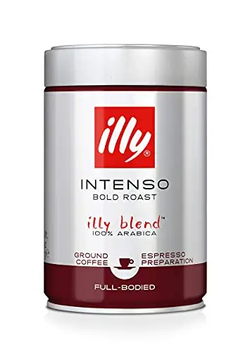 Illy 浓醇深度烘焙咖啡粉 8.8盎司