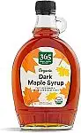 12-Oz 365 by Whole Foods Market Organic Grade A Dark Maple Syrup