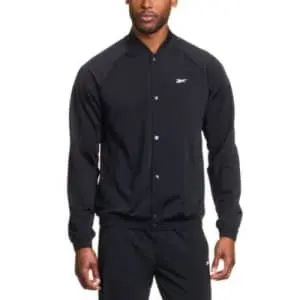Reebok Men's Basketball Tricot Snap Jacket