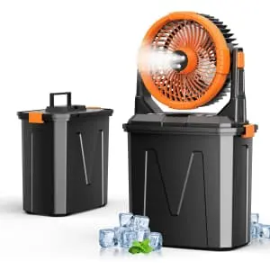 20,000mAh Camping Misting Fan with LED