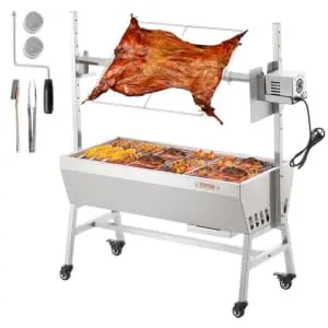 Vevor Grill with Heavy-Duty 135-lbs. Capacity Electric Rotisserie