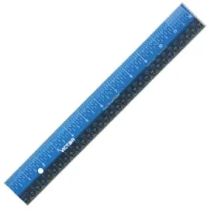 Victor Easy Read Stainless Steel Standard / Metric Ruler