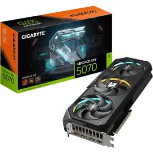 Gigabyte GeForce RTX 5070 12GB 192-bit GDDR7 PCIe 5.0 Gaming OC 12G Graphics Card