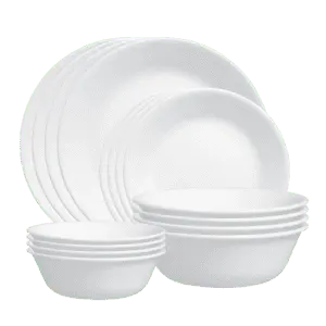 Corelle 16-Piece Mugless Dinnerware Set