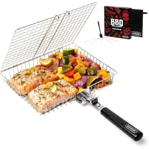 Shizzo Stainless Steel Grill Basket Set