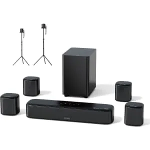 Ultimea 5.1 Dolby Atmos Sound System with Adjustable Speaker Stands