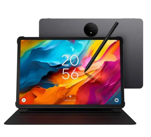 TCL NXTPAPER 14 Android Tablet, 14.3" Drawing Pad Digital Notebook, 4096-Level Stylus & Flip Case Included, Paper-Like Display, 8+8GB RAM, 256GB Storage, 10000mAh Battery, Multi-Window, Gray