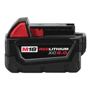 Milwaukee M18 18V 5.0-Ah Lithium-Ion XC Battery Pack