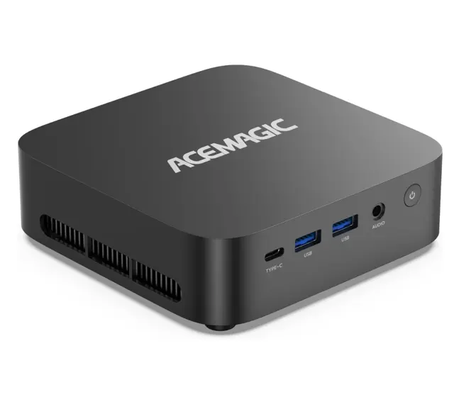 ACEMAGIC Mini Gaming PC 32GB RAM 1TB SSD AMD Ryzen 7 5825U 11 Pro (Up to 3.6GHz) Triple 4K@60Hz Display WiFi6 BT5.2 Type-C HDMI DP1.4 Mini Computers Desktop for Light Gaming/Office