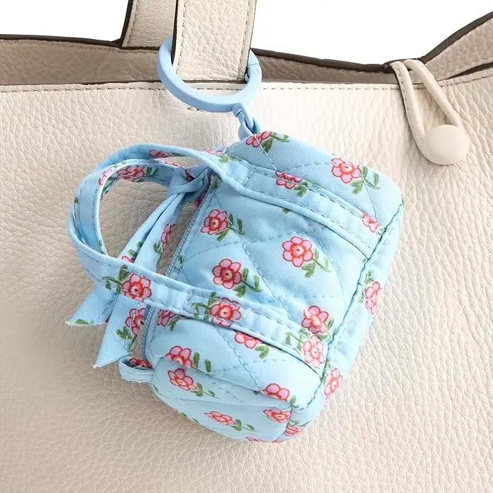 Vera Bradley 女士纯棉经典钥匙扣