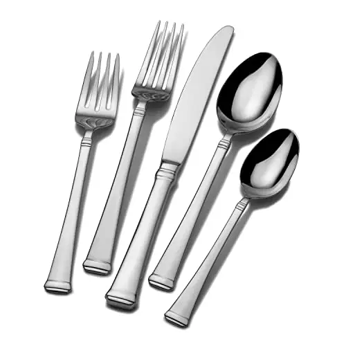 Mikasa 不锈钢餐具，65件套（12人）