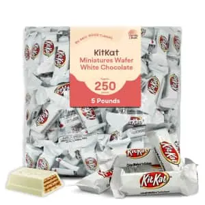KitKat Miniatures Wafer White Chocolate 5-lb. Bag