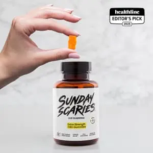 Sunday Scaries Extra Strength 25mg CBD Gummies