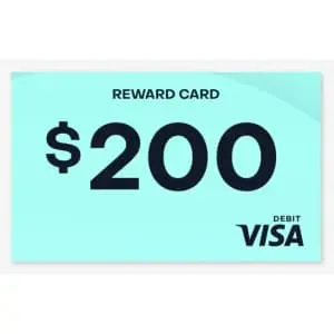 $200 Visa Reward Card