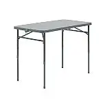 40" x 20" Mainstays Adjustable Height Fold-in-Half Plastic Folding Table