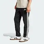 adidas Men's Essentials 3-Stripes Open Hem Fleece Pants